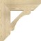 Ekena Millwork Legacy Slat Rough Sawn Bracket, Douglas Fir, 6"W x 24"D x 24"H BKT06X24X24LEC06RDF - alternate 2